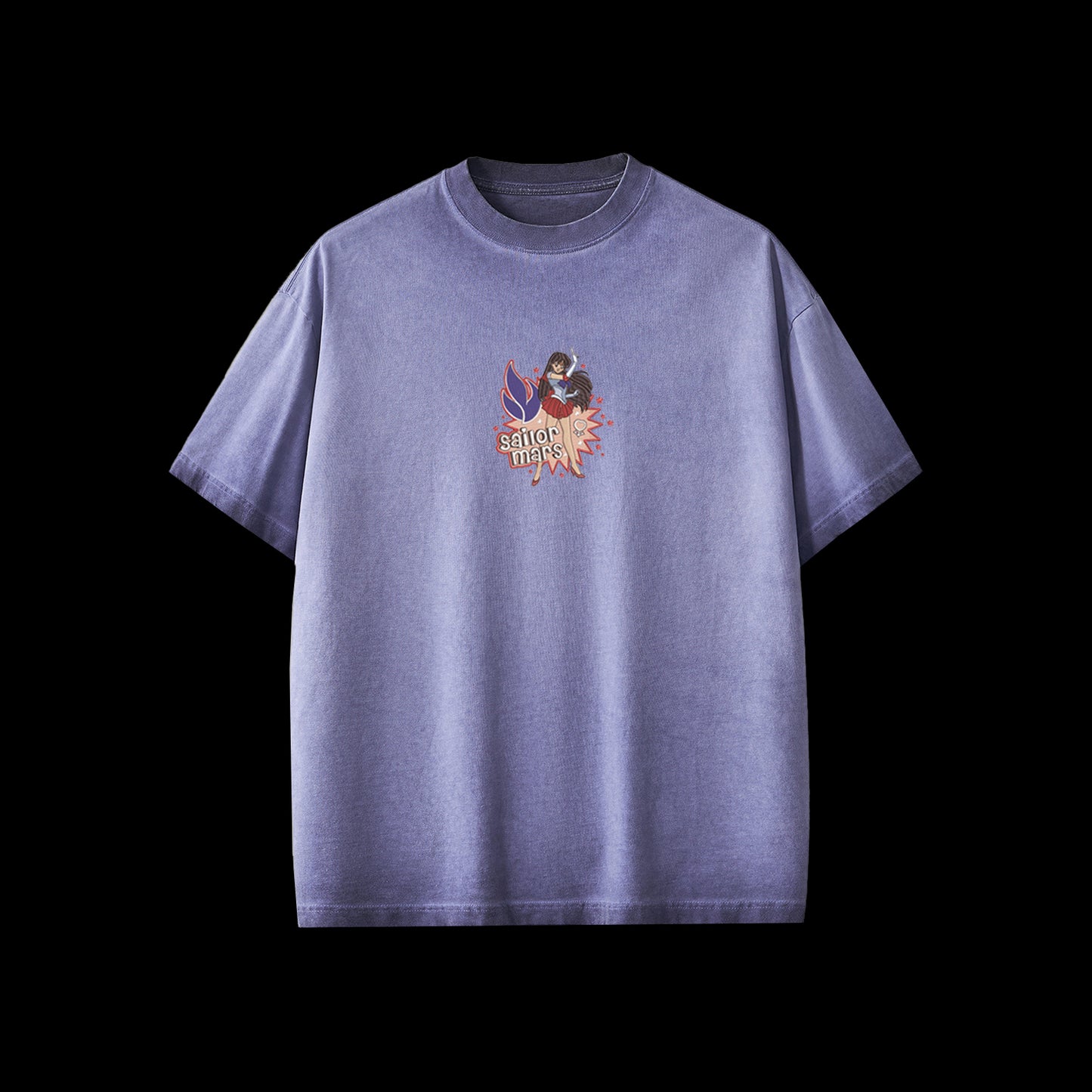 Sailor Mars Washed and Distressed Short-Sleeve T-Shirt