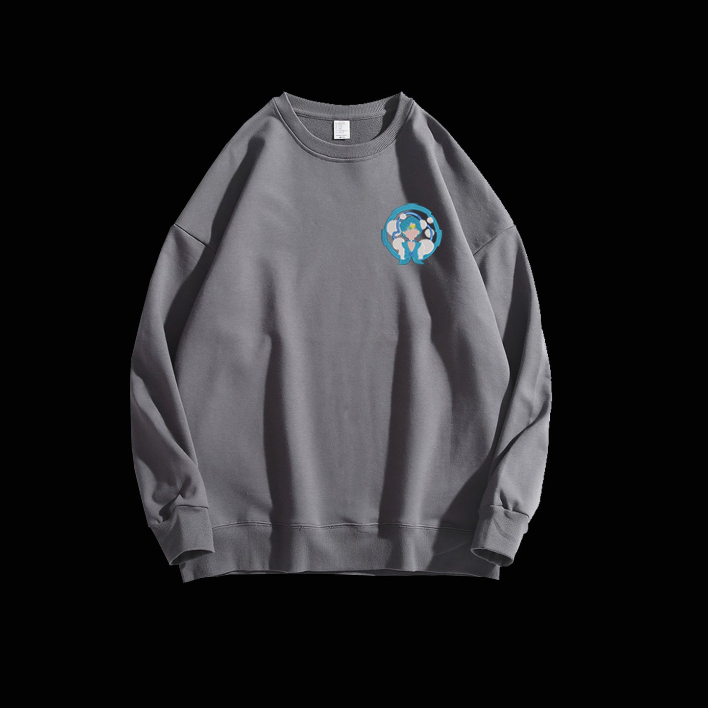 Sailor Mercury Wreath Embroidered Sweatshirt