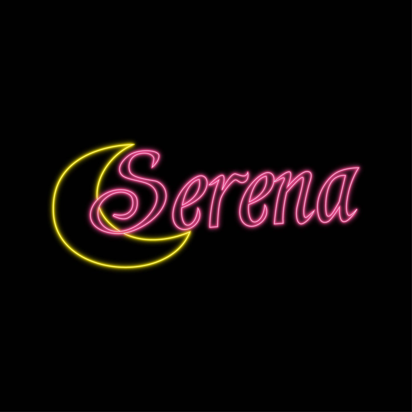 High-quality Customizable Sailor Moon Style Neon Light for anime fans