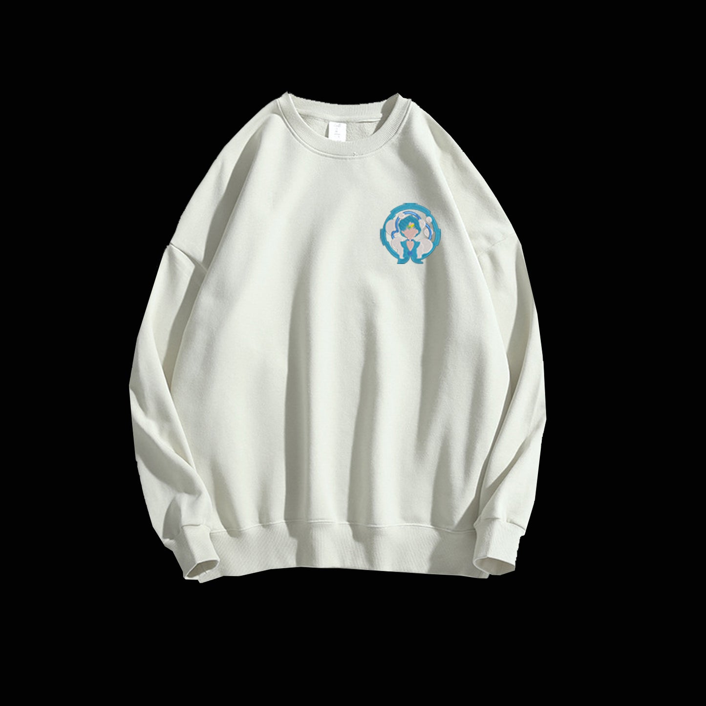 Sailor Mercury Wreath Embroidered Sweatshirt