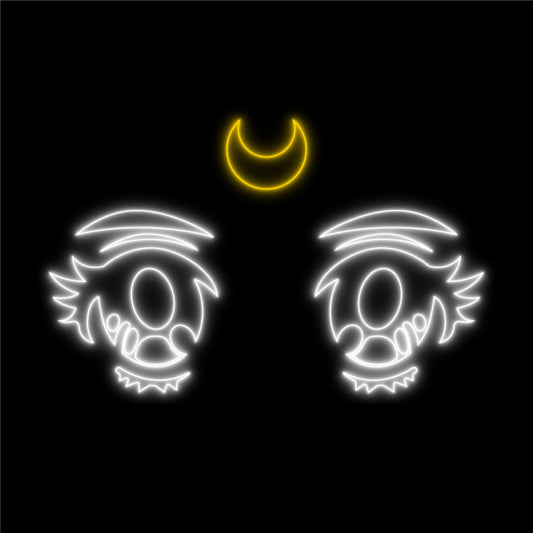 Sailor Moon Charming Eye Neon Light - Custom Anime Decor from Stellar Senshi