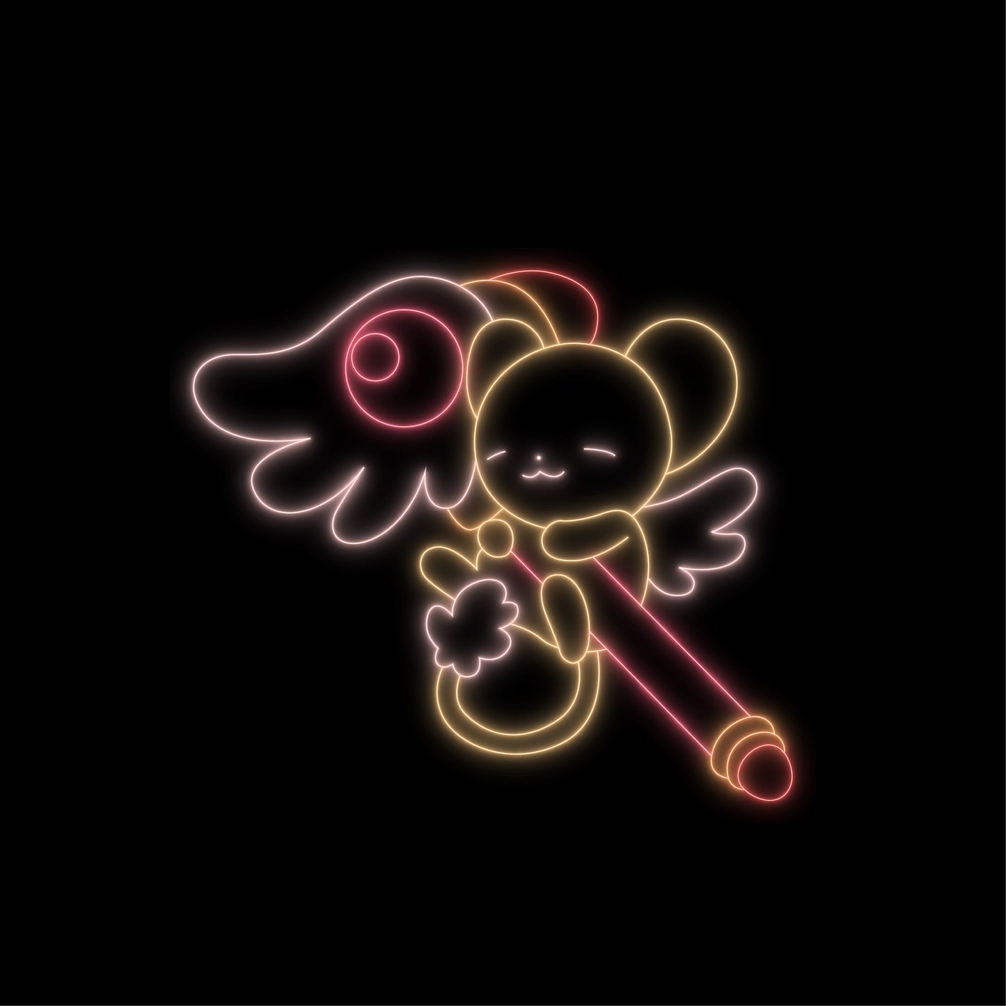 Cardcaptor Sakura Keruberosu Anime Neon Light - Custom Anime Decor