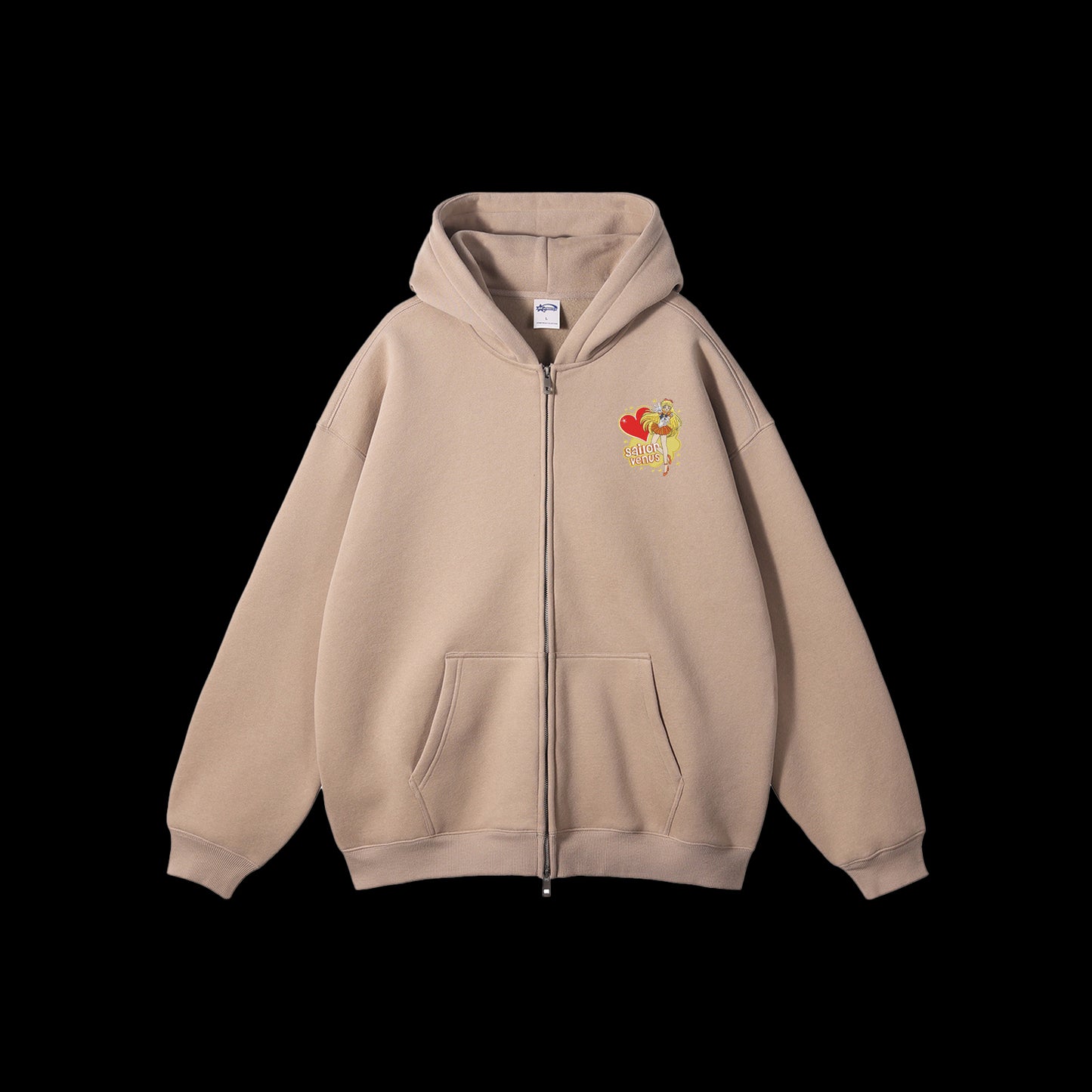 Sailor Venus Heart Zip-Up Hoodie