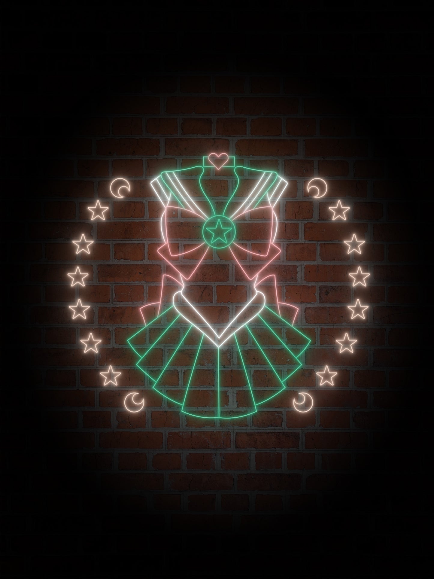 Sailor Jupiter uniform neon light