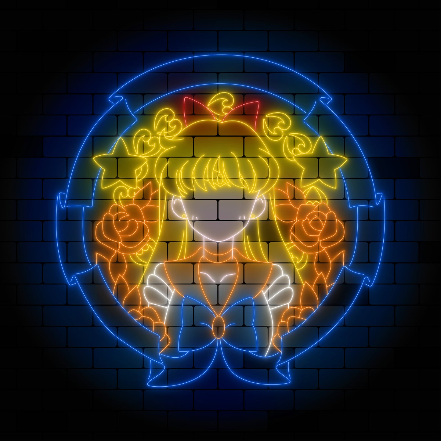 Sailor Venus Wreath Neon Light