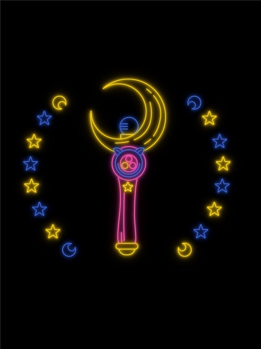 Sailormoon Transformer Neon Sign