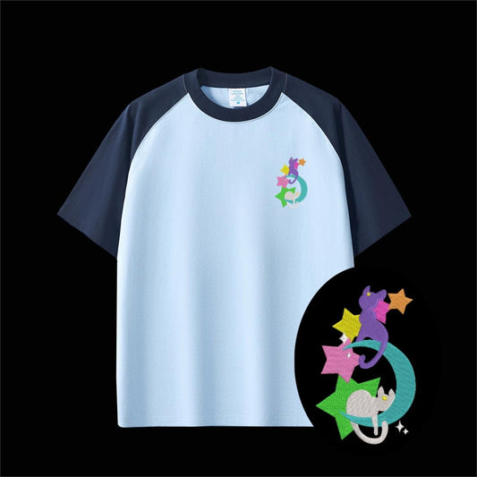 Custom Embroidered Sailor Guardians Raglan T-Shirts