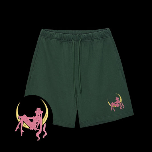 Sailor Moon Emblem Embroidered Shorts