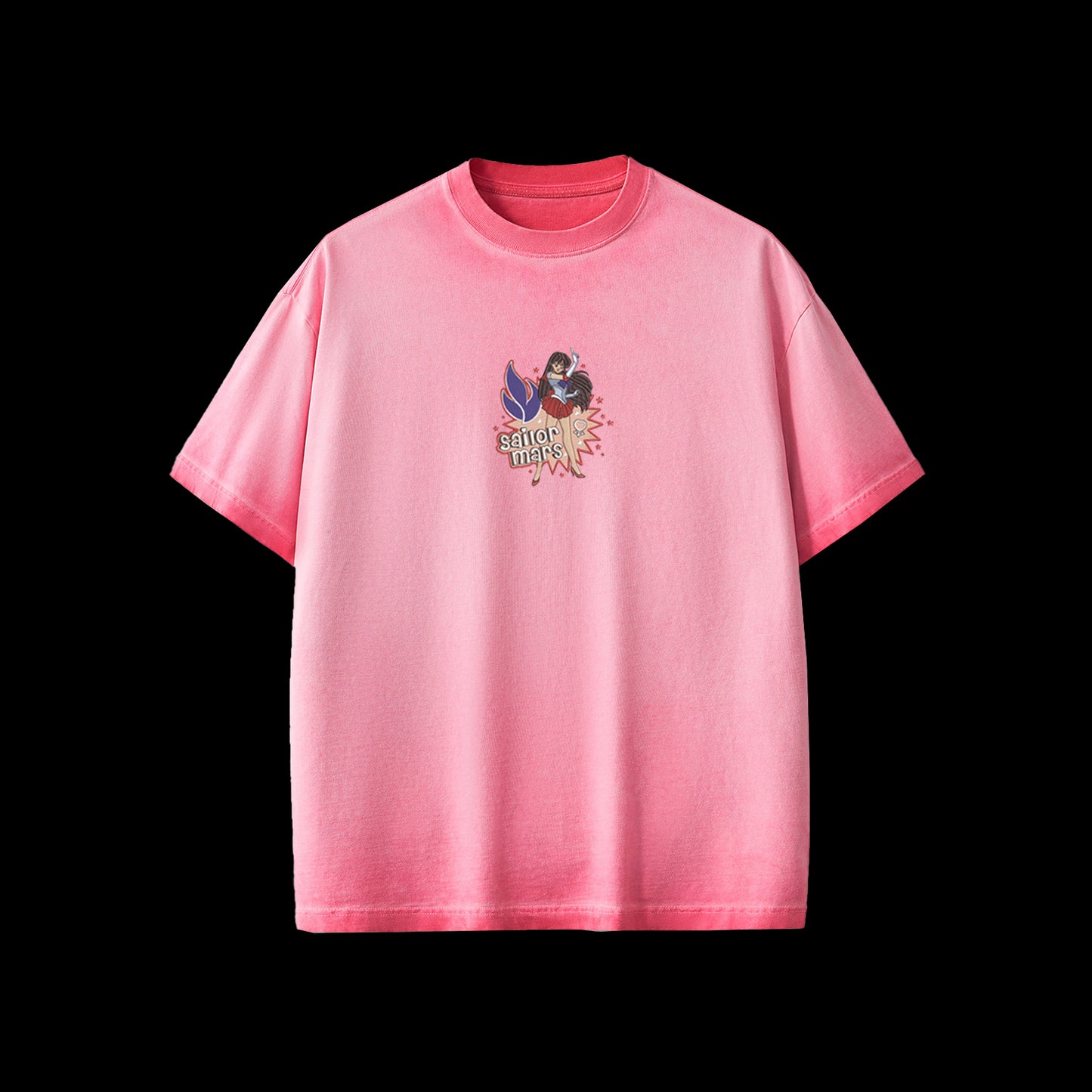 Sailor Mars Washed and Distressed Short-Sleeve T-Shirt