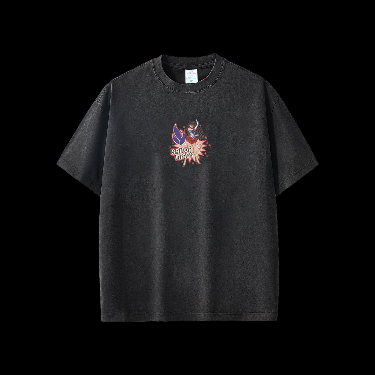 Sailor Mars Washed and Distressed Short-Sleeve T-Shirt