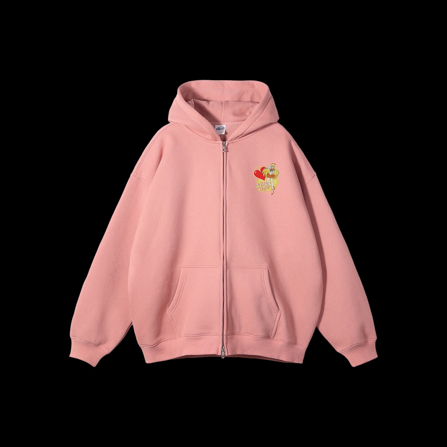 Sailor Venus Heart Zip-Up Hoodie